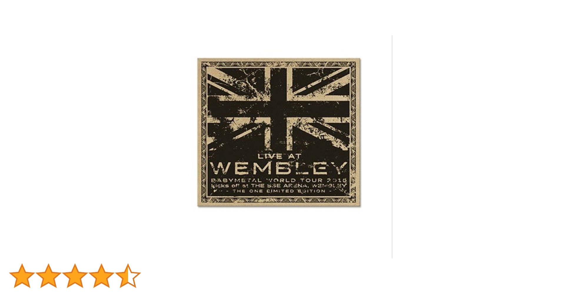 ミュージック LIVE AT WEMBLEY THE ONE LIMITED EDITION Amazon.co.jp: LIVE AT WEMBLEY －THE ONE